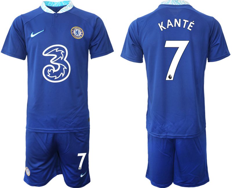 Men 2022-2023 Club Chelsea FC home blue #7 Soccer Jersey->chelsea jersey->Soccer Club Jersey